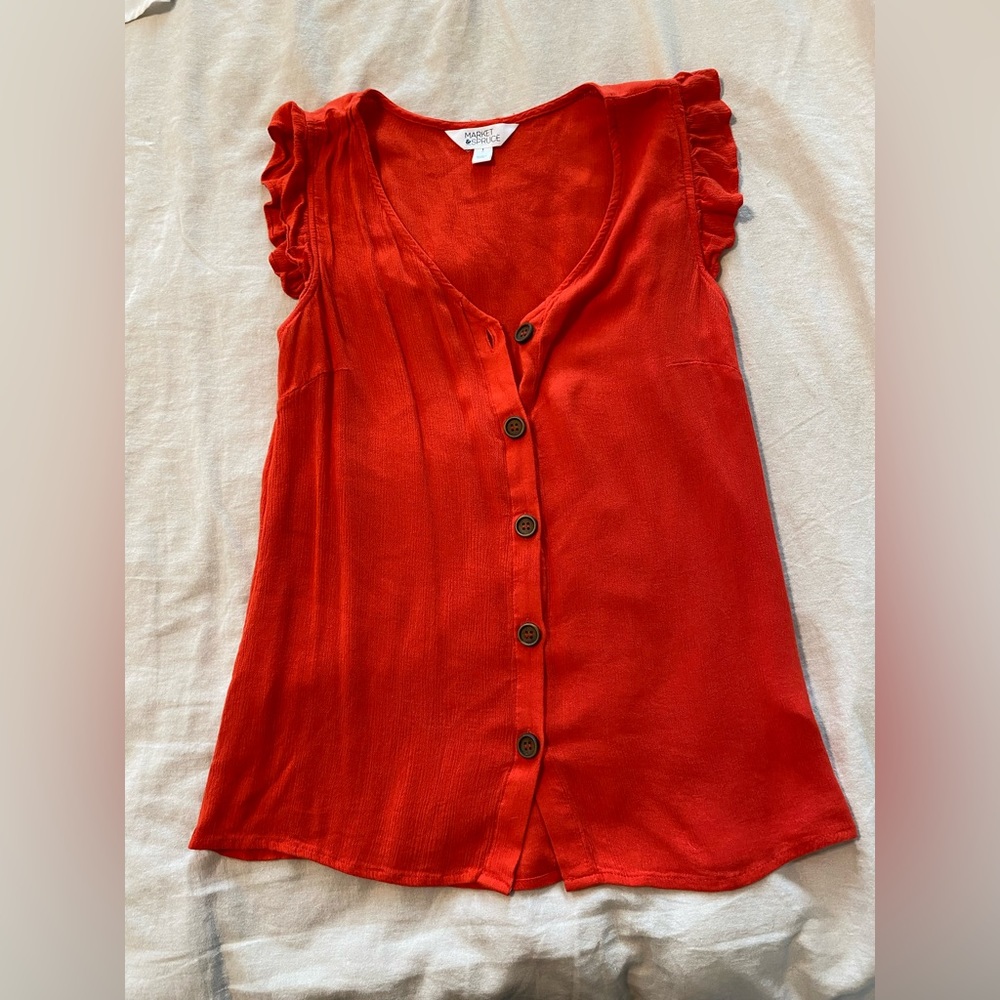 Flutter Sleeve Tank
